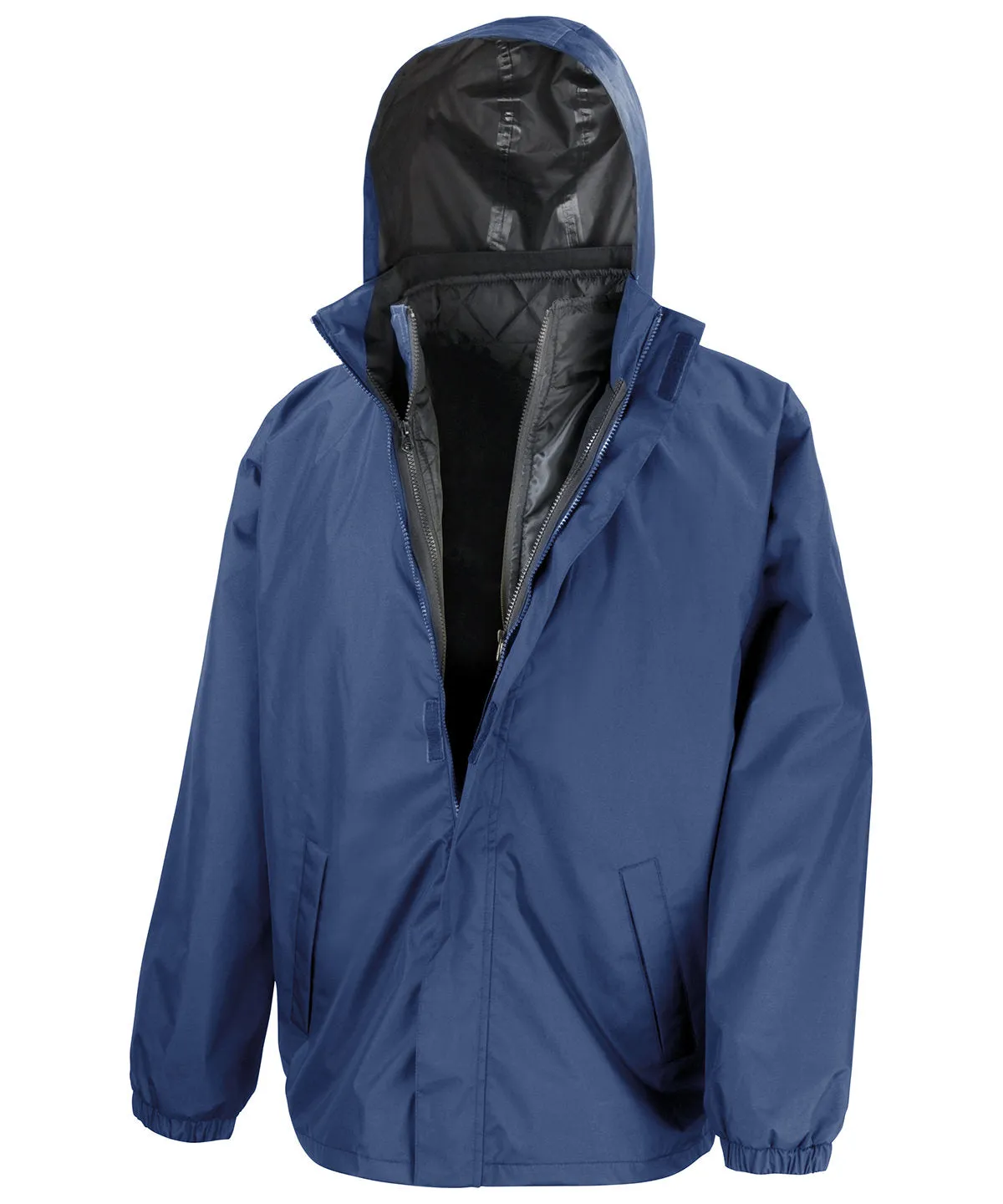 Navy - Core 3-in-1 jacket with quilted bodywarmer