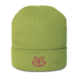 Organic ribbed beanie, Fitz & Willow