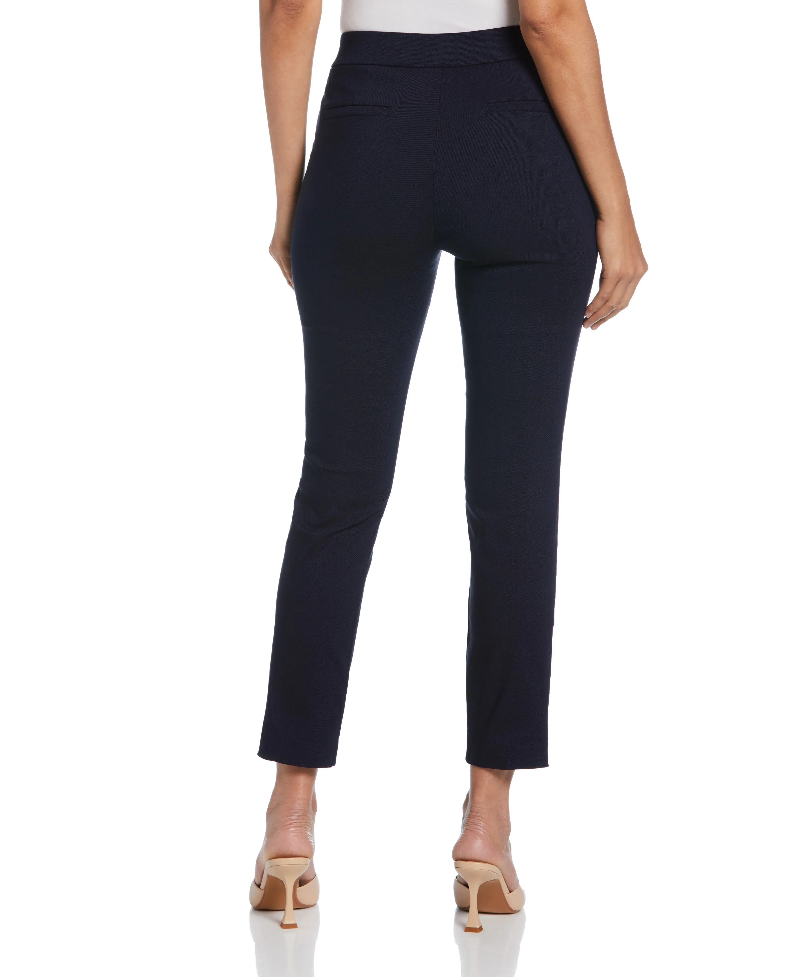 Petite Supreme Stretch Twill Slim Pull-On Ankle Pant