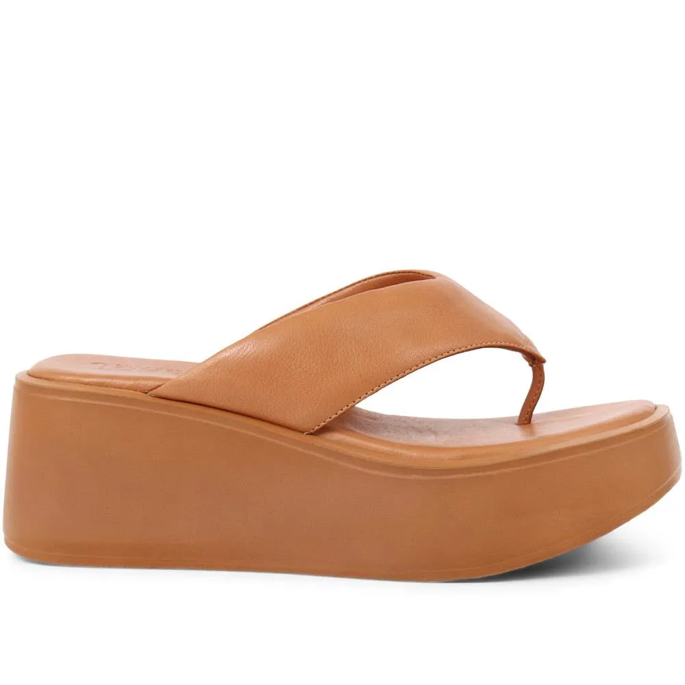 Platform Toe Post Sandals - ELYSSA / 323 849