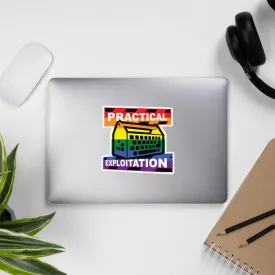 Practical Exploitation Pride Stickers