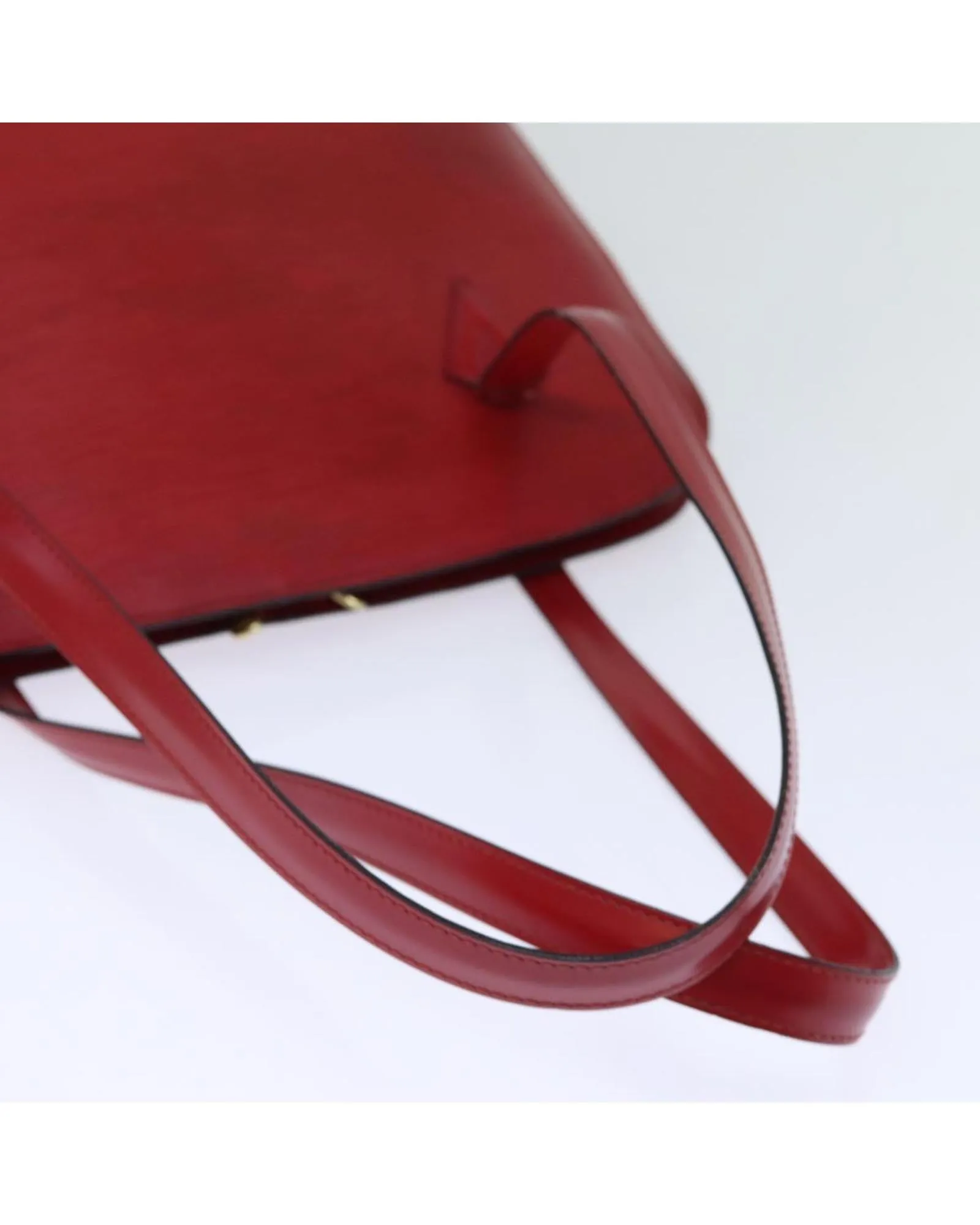 Red Epi Leather Shoulder Bag with Shoulder Drop by Louis Vuitton