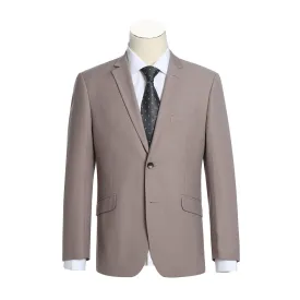 RENOIR Gray Slim Fit 2-Piece Single Breasted Notch Lapel Suit 201-103