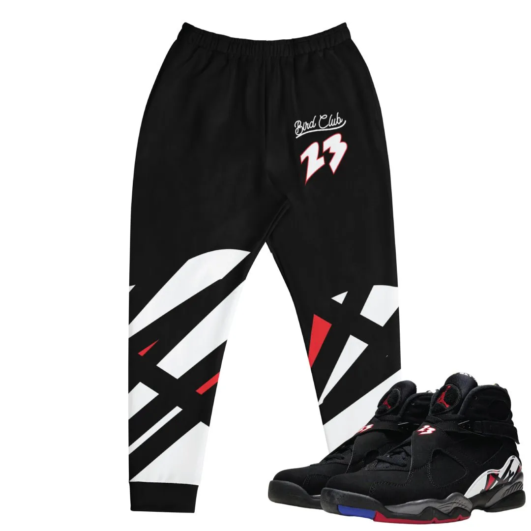 Retro 8 Playoff Sneaker Pattern Joggers