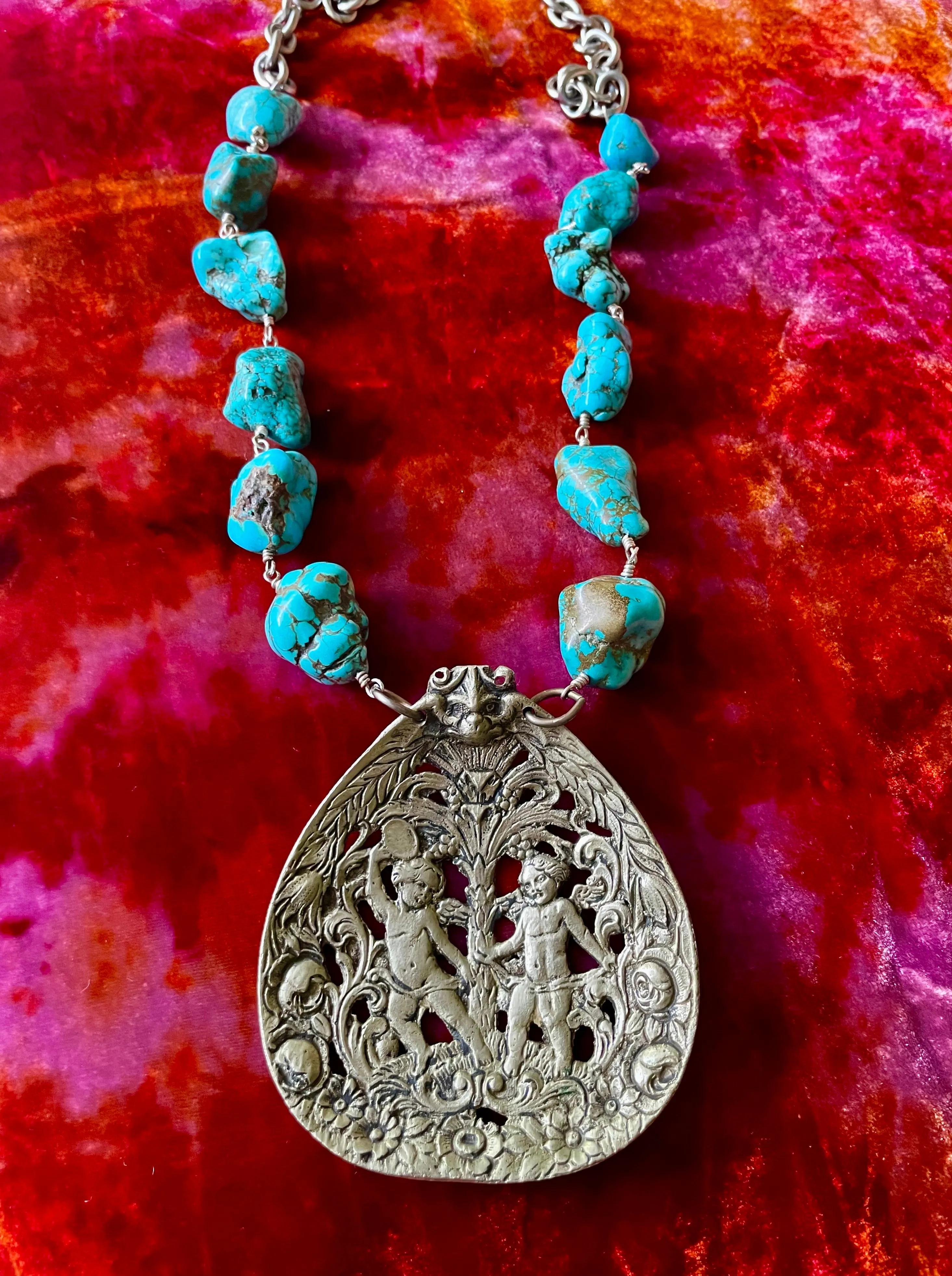 ROMAN SPRING TURQUOISE NECKLACE