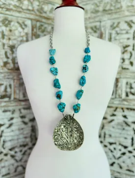 ROMAN SPRING TURQUOISE NECKLACE