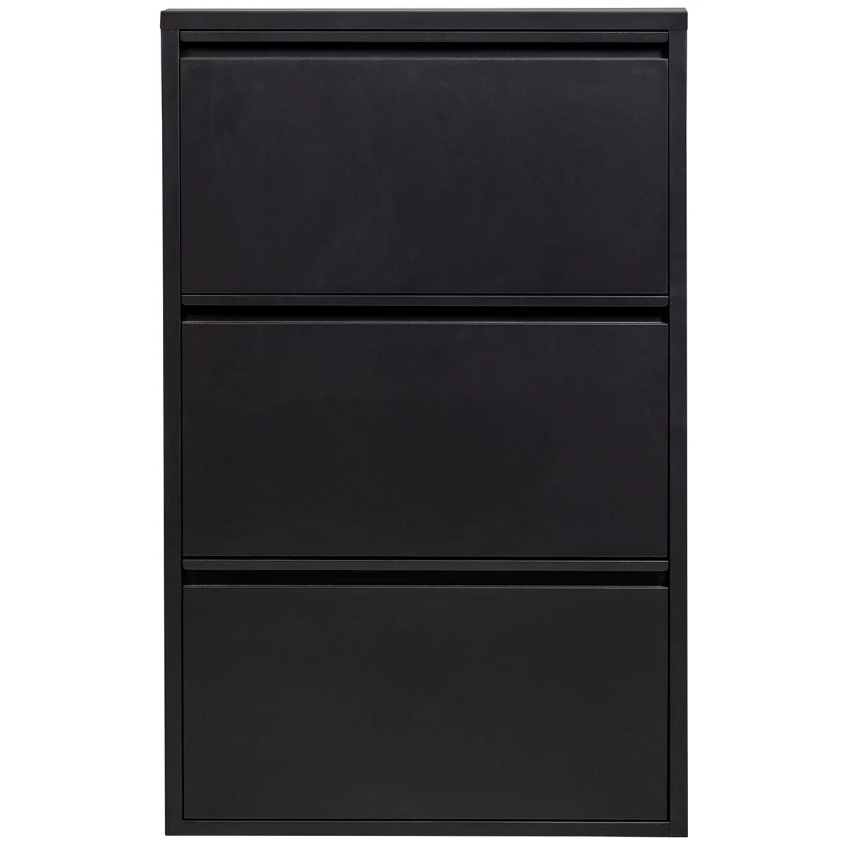 Sabine Metal 3 Compartment Shoe Cabinet