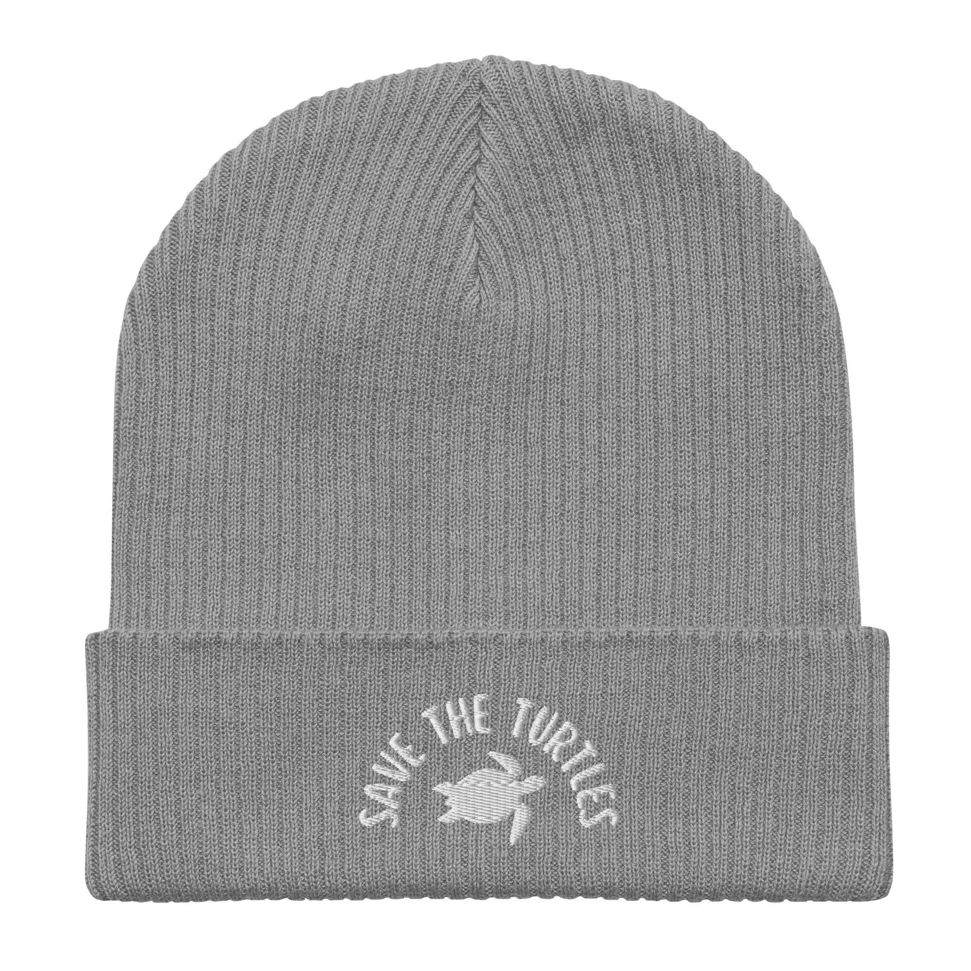 Save The Turtles Organic Beanie