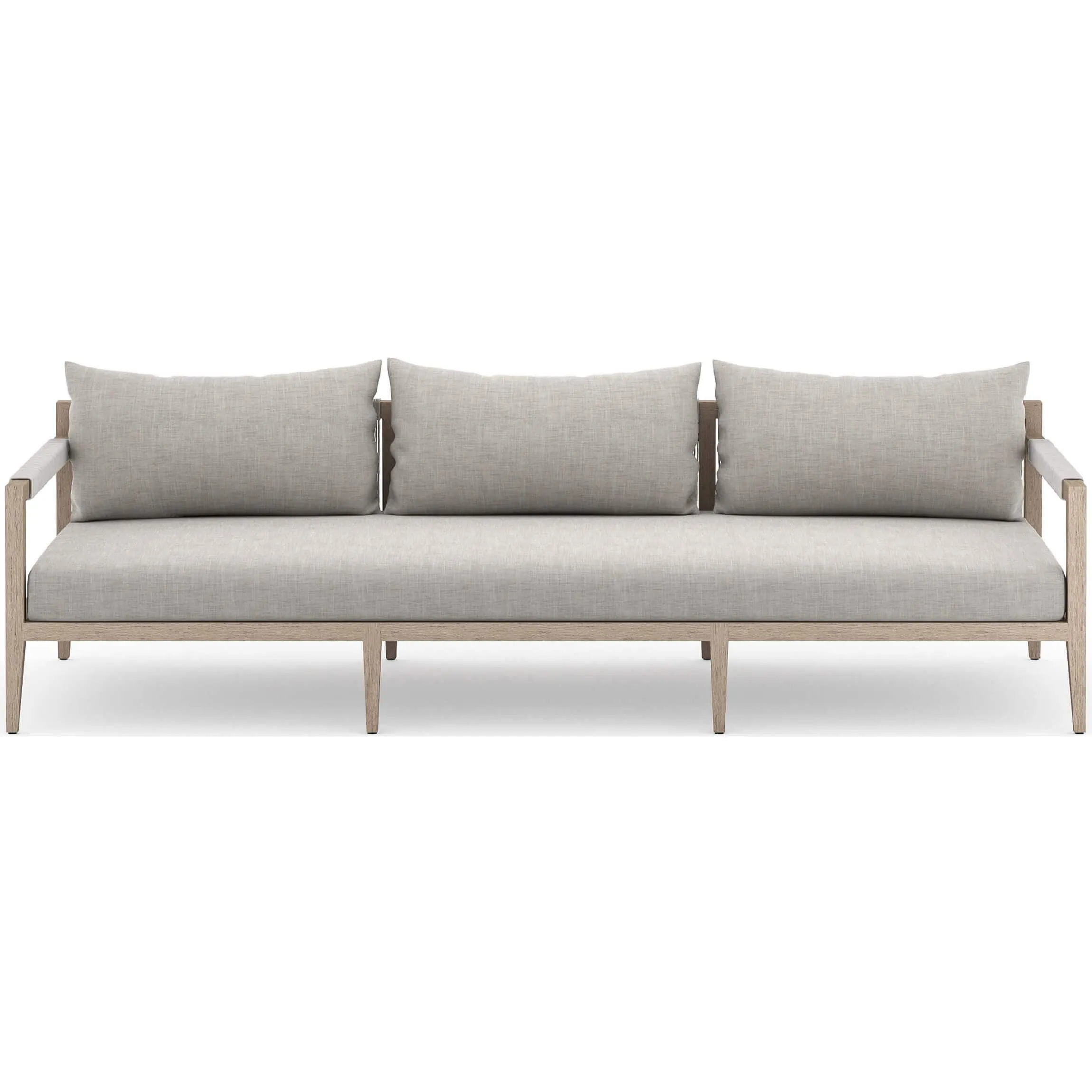 Sherwood Outdoor Sofa, Stone Grey/Washed Brown