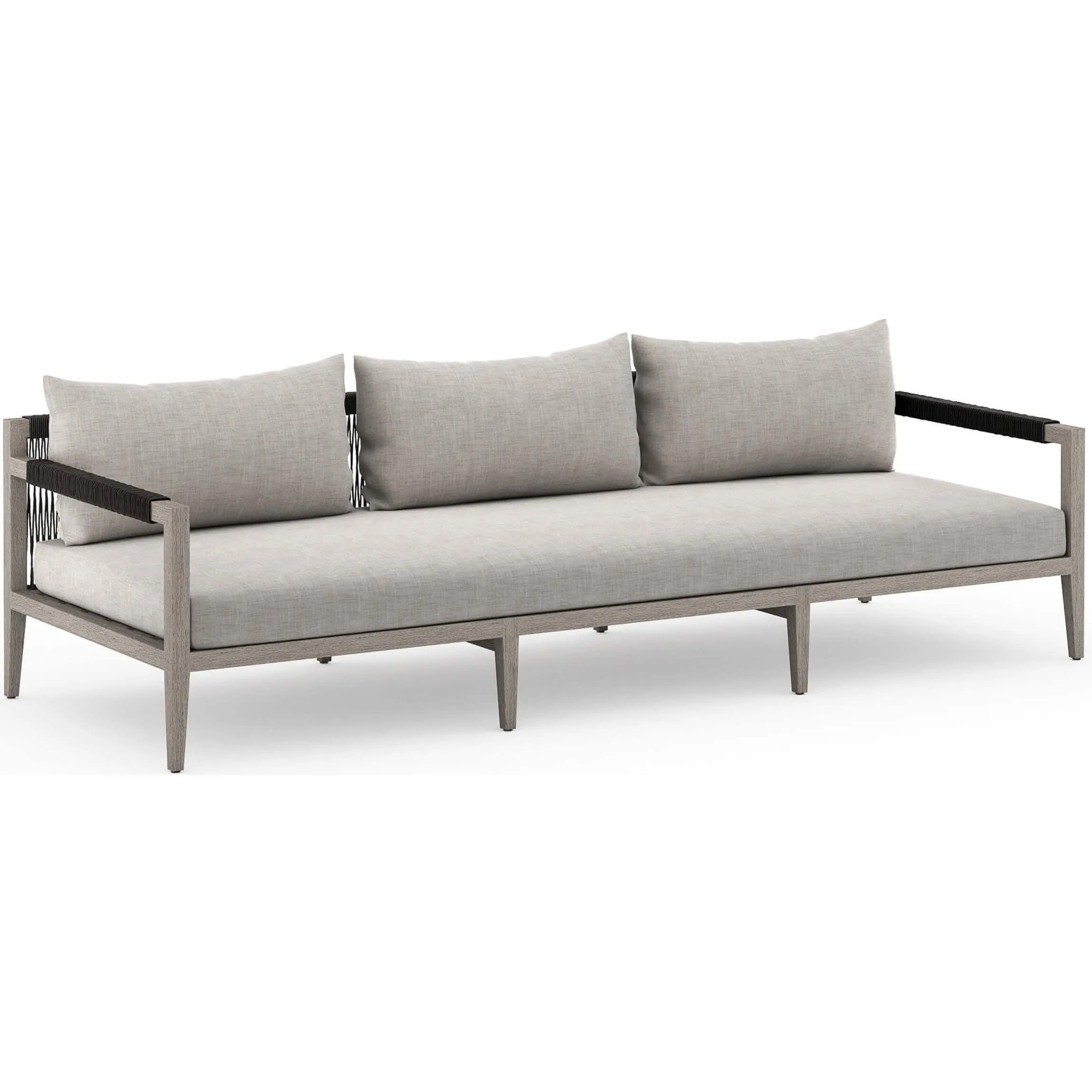 Sherwood Outdoor Sofa, Stone Grey/Weathered Grey