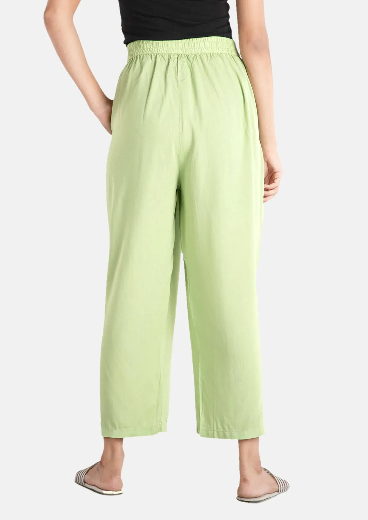 Straight Leg Trouser With Side Pockets