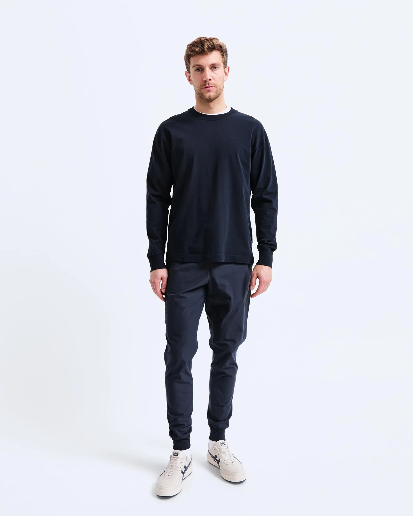 Stretch Warp Knit Coach's Slim Jogger