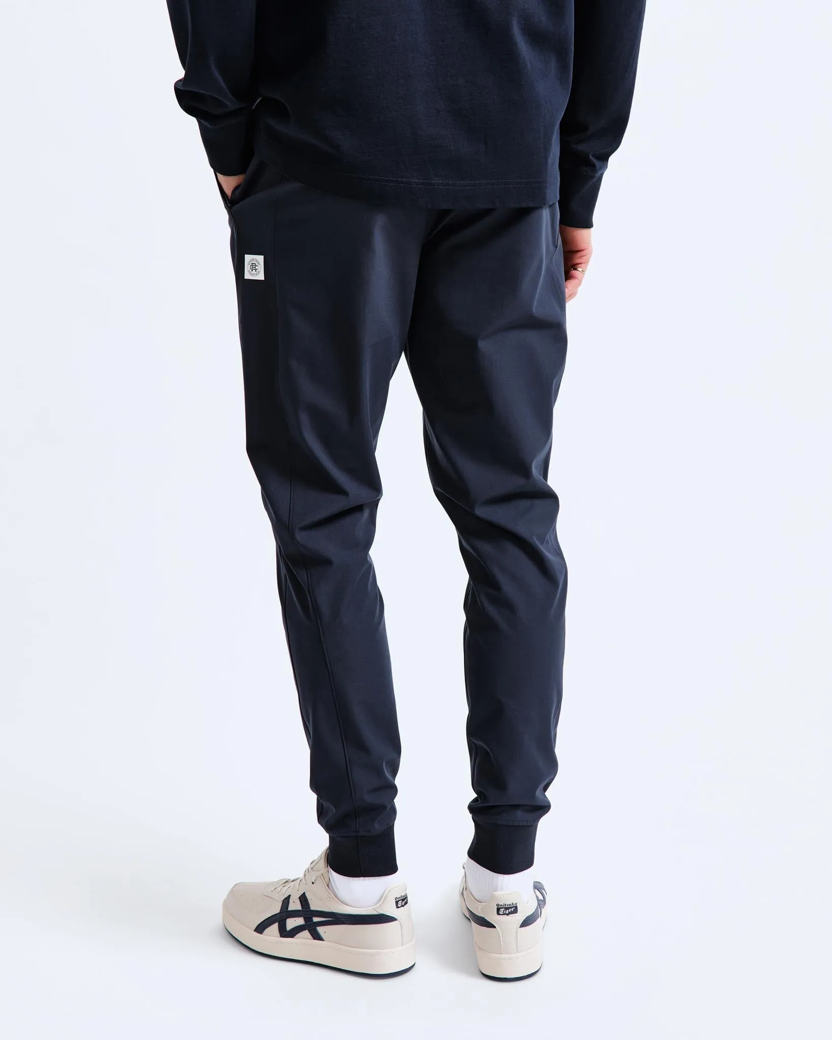 Stretch Warp Knit Coach's Slim Jogger