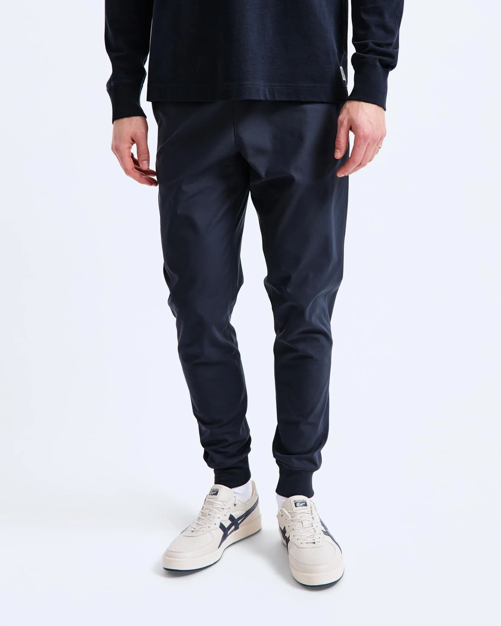 Stretch Warp Knit Coach's Slim Jogger