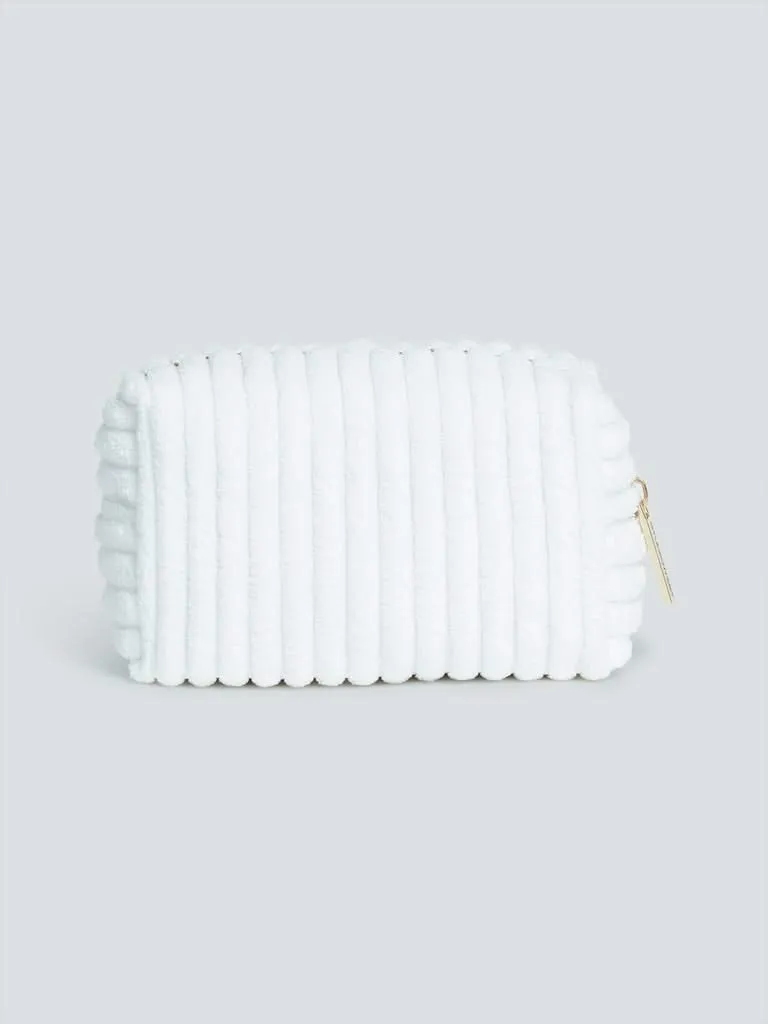 Studiowest White Pleated Pouch