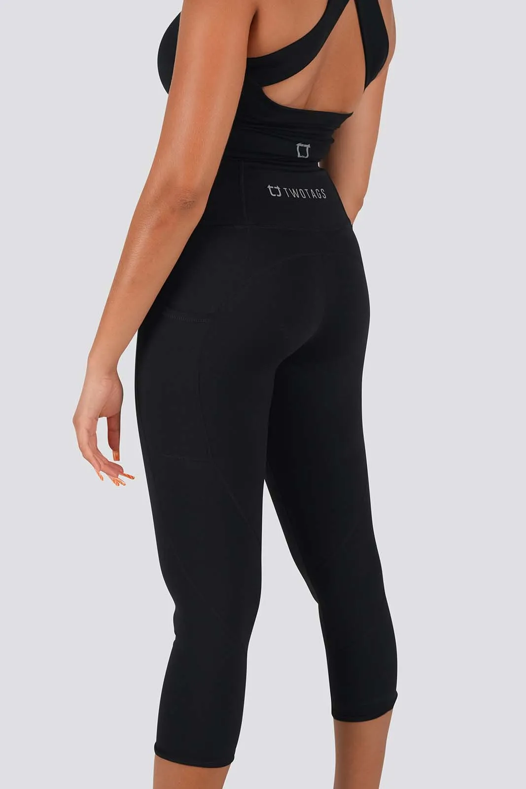 Sweetheart 7/8 Highwaisted Leggings - Black