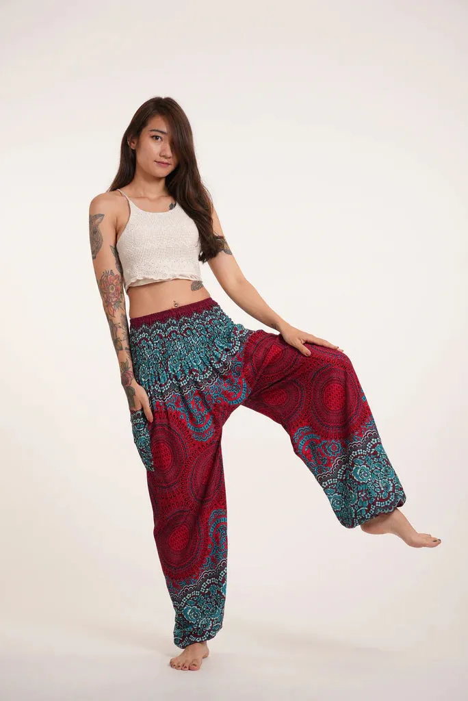 Unisex Harem Pants, Geometric Mandalas, Thailand