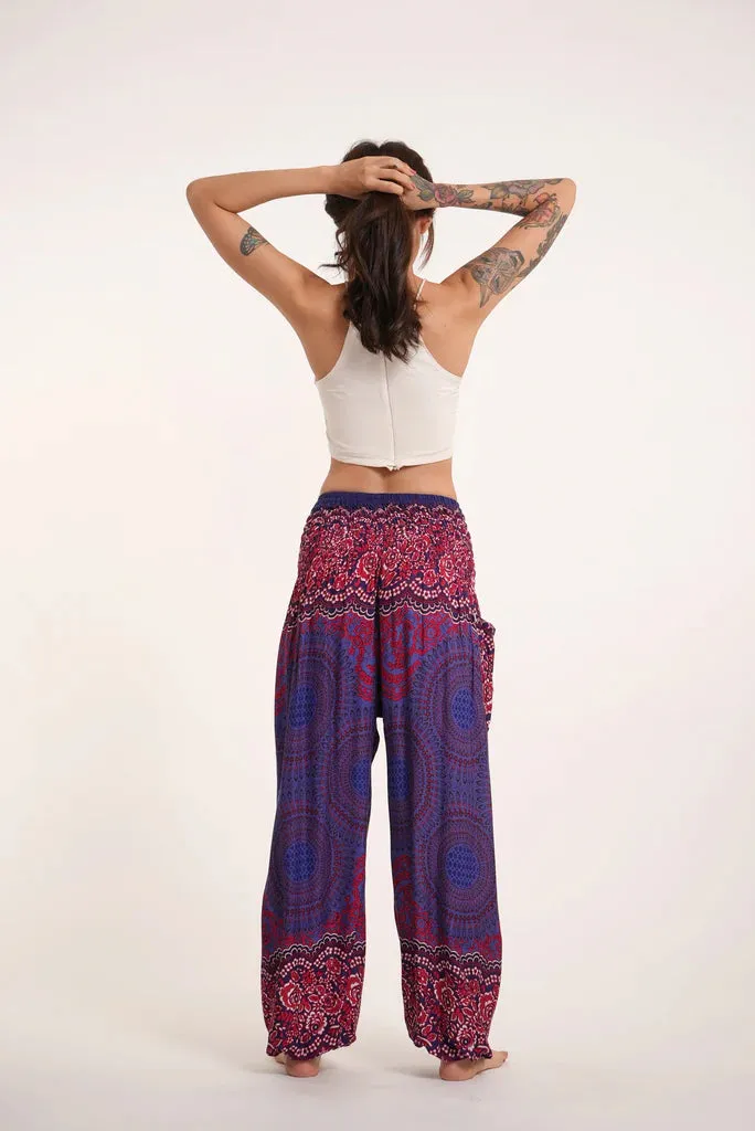 Unisex Harem Pants, Geometric Mandalas, Thailand