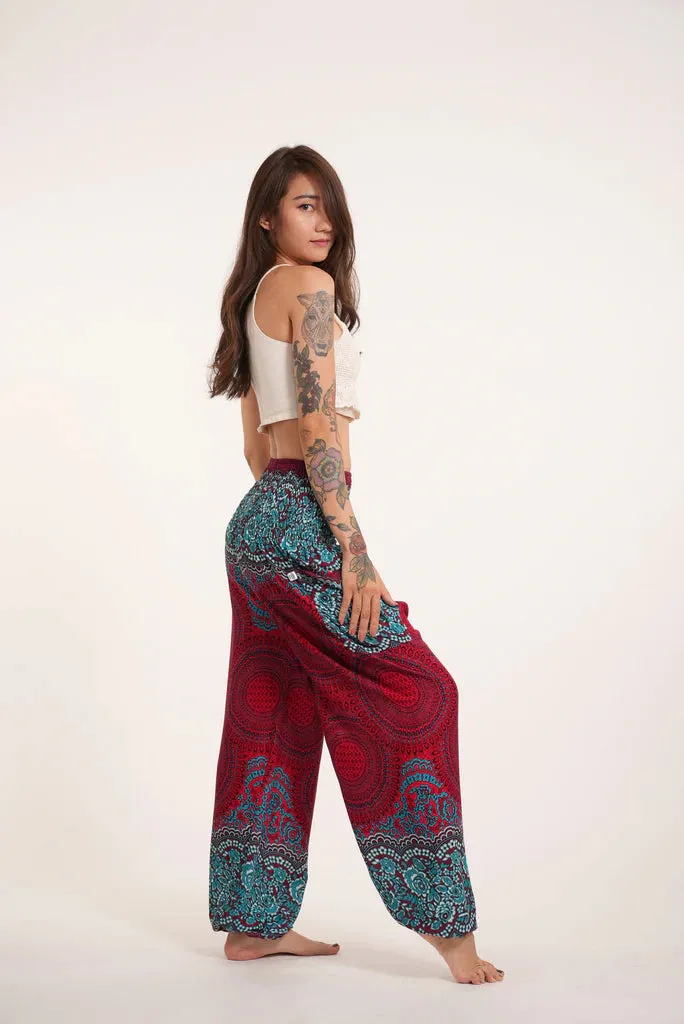 Unisex Harem Pants, Geometric Mandalas, Thailand