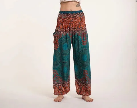 Unisex Harem Pants, Geometric Mandalas, Thailand