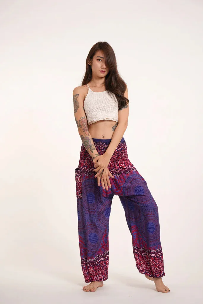 Unisex Harem Pants, Geometric Mandalas, Thailand