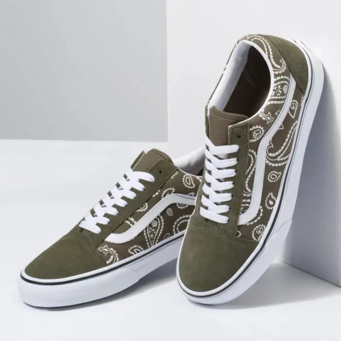 Vans Old Skool Peace Paisley - Grape Leaf / True White