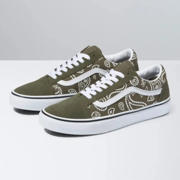 Vans Old Skool Peace Paisley - Grape Leaf / True White