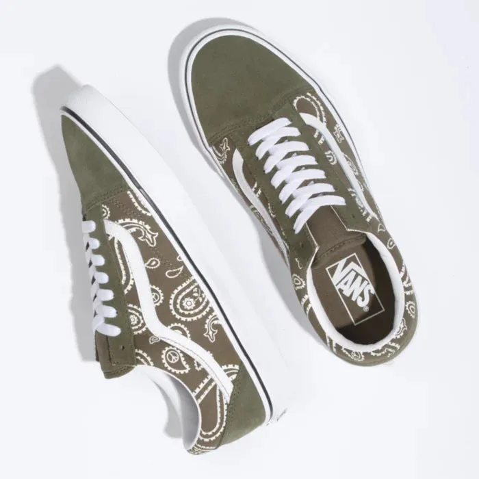 Vans Old Skool Peace Paisley - Grape Leaf / True White