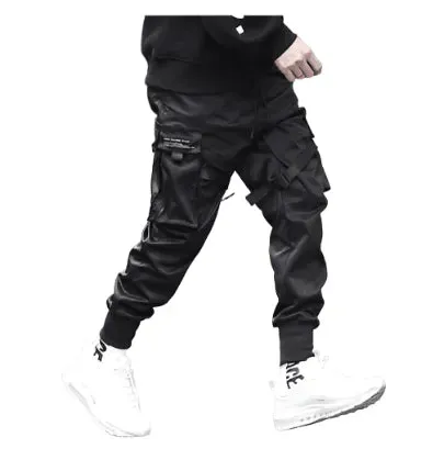 Versatile Black Slim Fit Joggers with Elastic Waistband