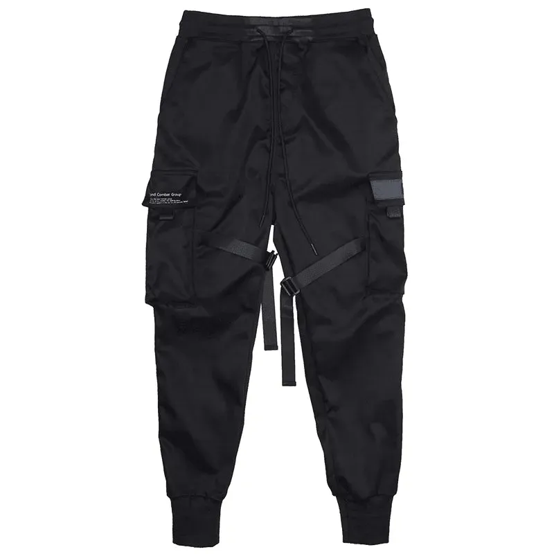 Versatile Black Slim Fit Joggers with Elastic Waistband