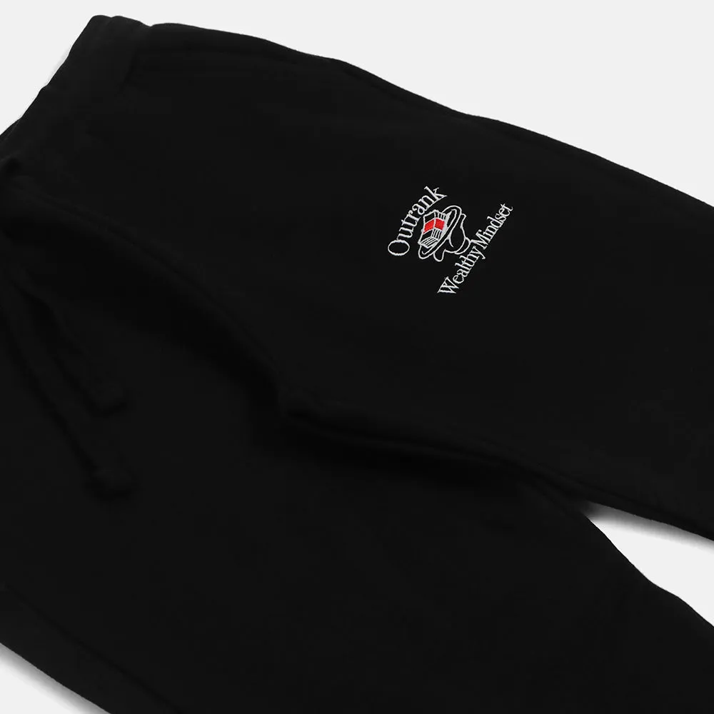 Wealthy Mindset Embroidered Joggers