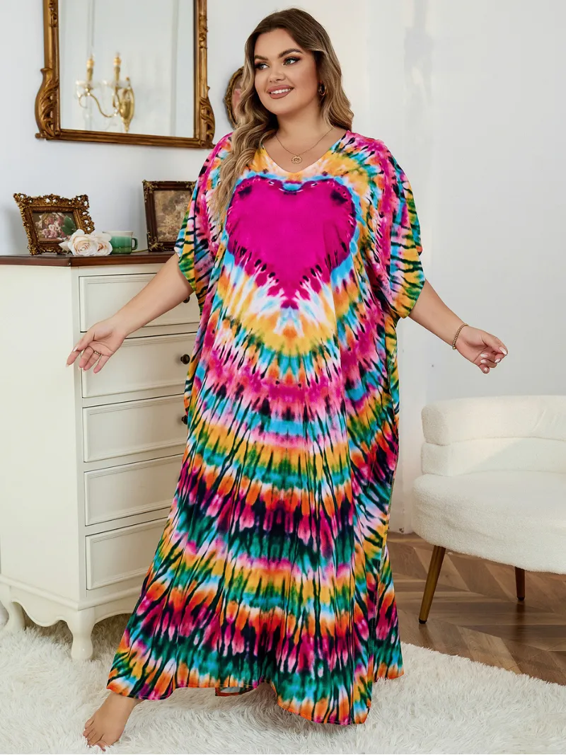 Women's Lightweight  Beach Wear kaftan dress