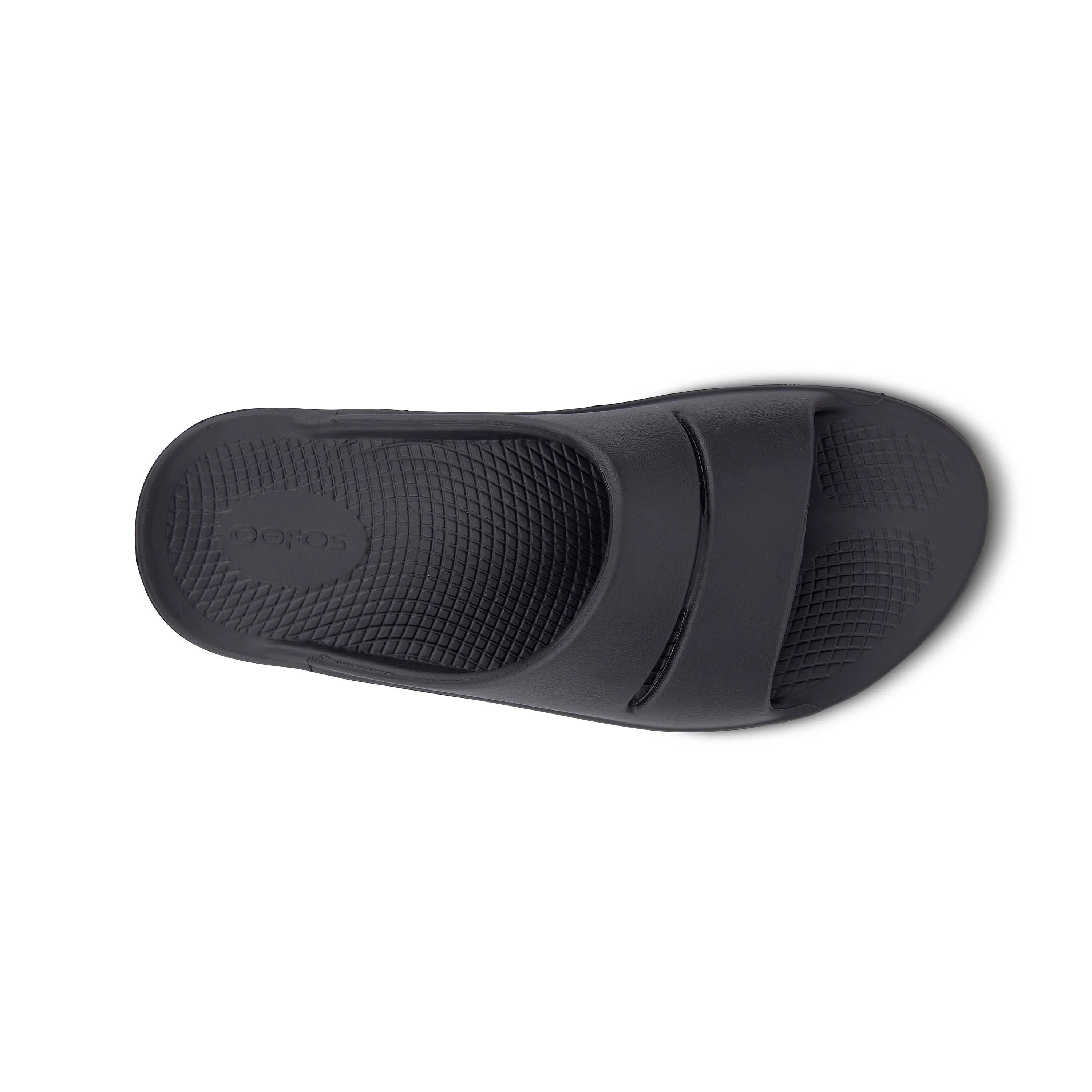 Women's Oofos OOahh Slide Color: Black