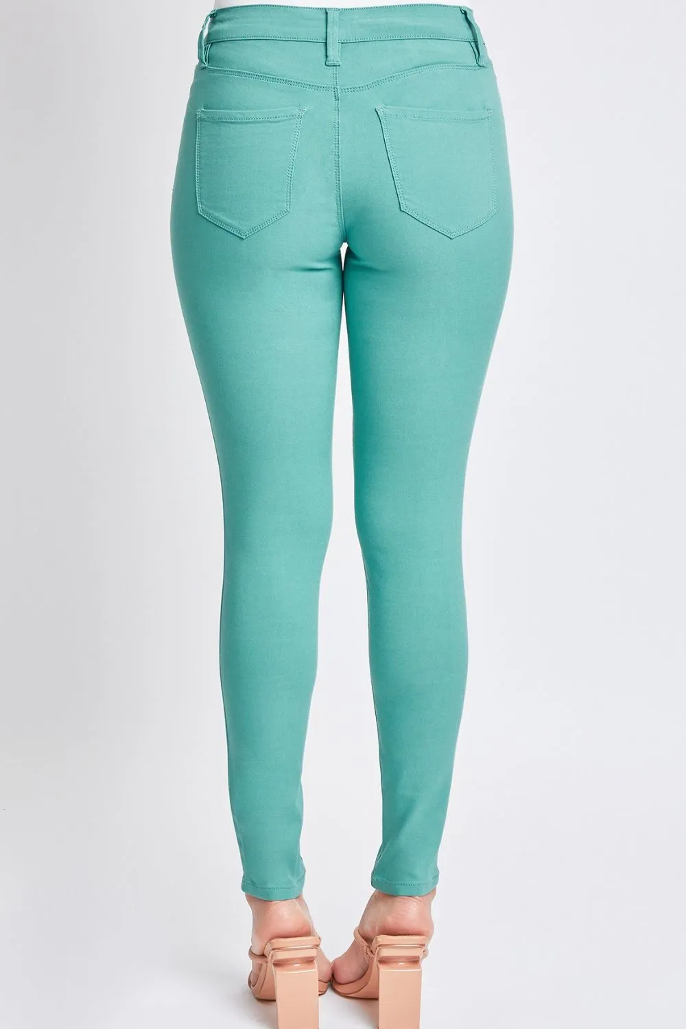 Ximena - Mid-Rise Skinny Pants - Sea Green - Exclusively Online