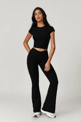 Zoe Top & Leggings Set - Black